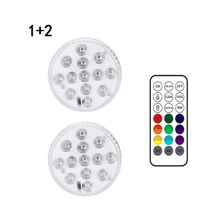 Submersible LED Lights with Remote