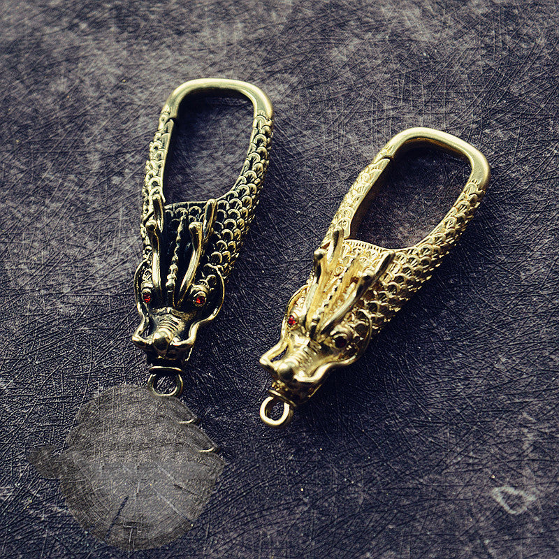 Mini Copper Faucet Keychain