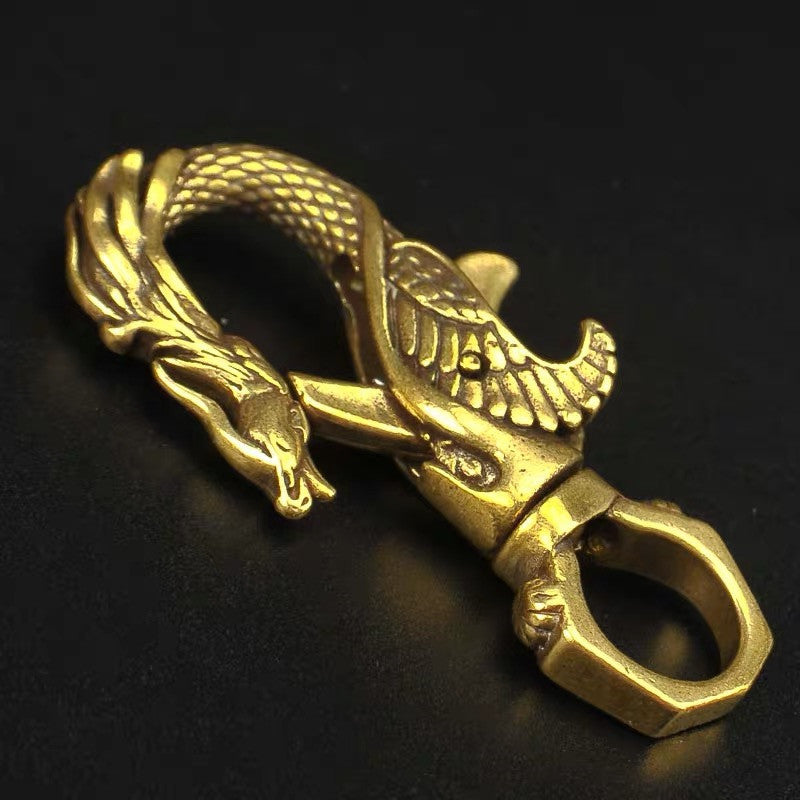Mini Copper Faucet Keychain