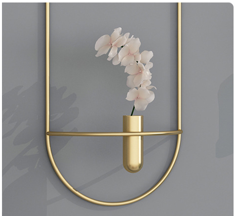 Geometric Metal Candle Holder