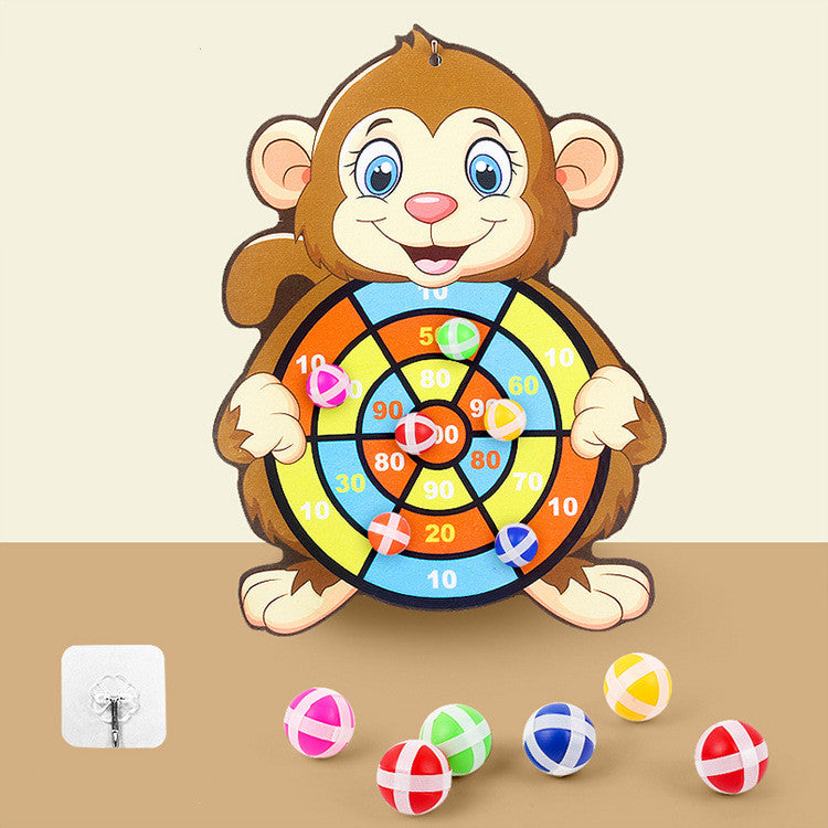 Kids' Sticky Ball Dart Board