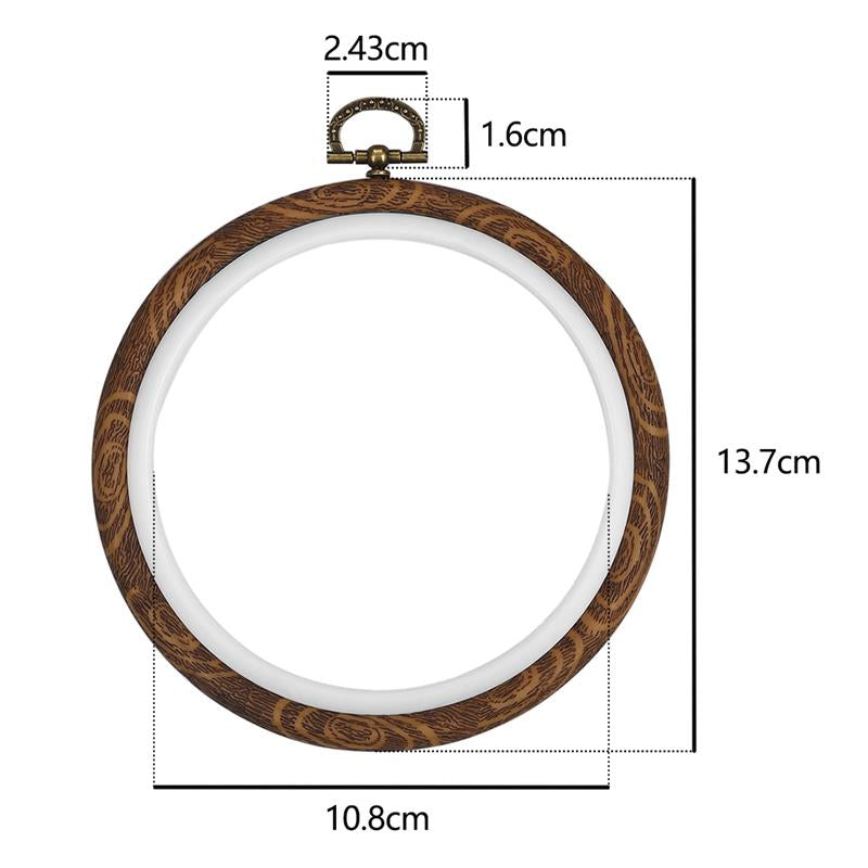 Wood-Grain Embroidery Hoop