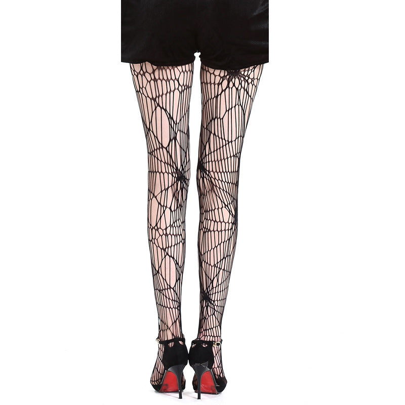 Spider Web Halloween Tights