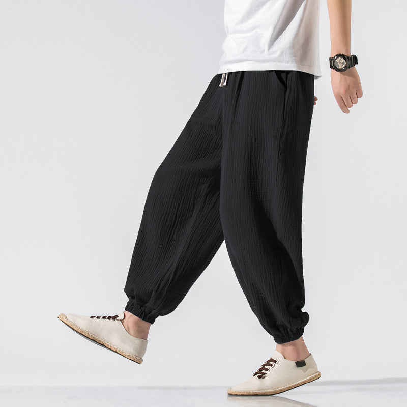 Men's Lightweight Wide-Leg Pants