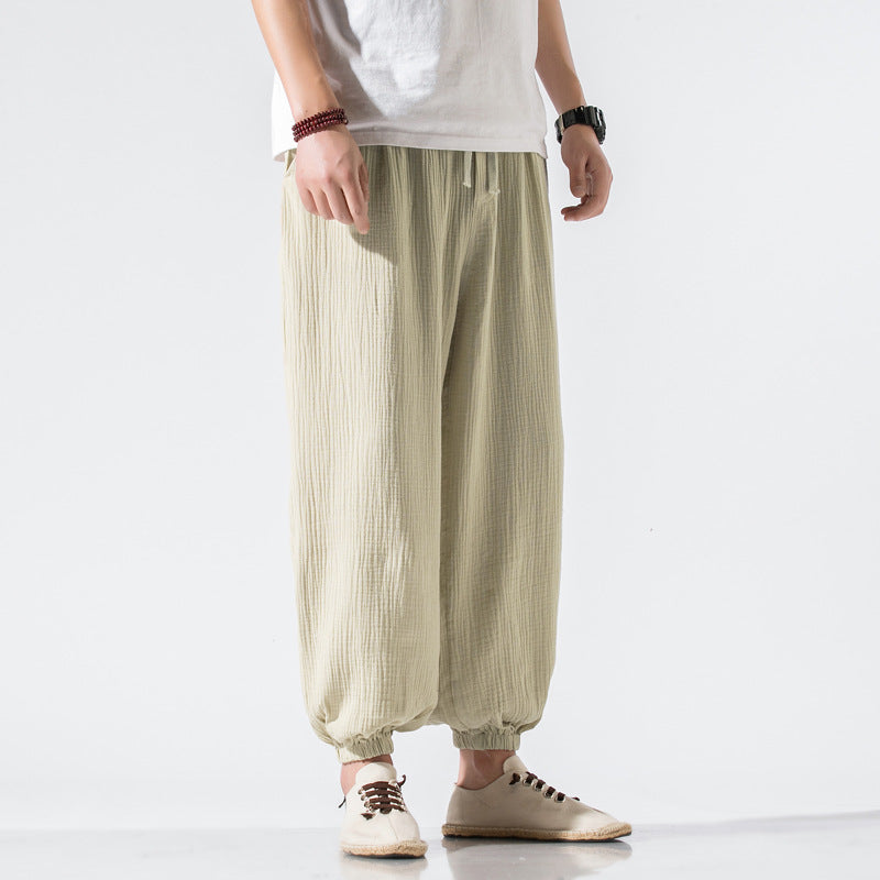 Men's Lightweight Wide-Leg Pants