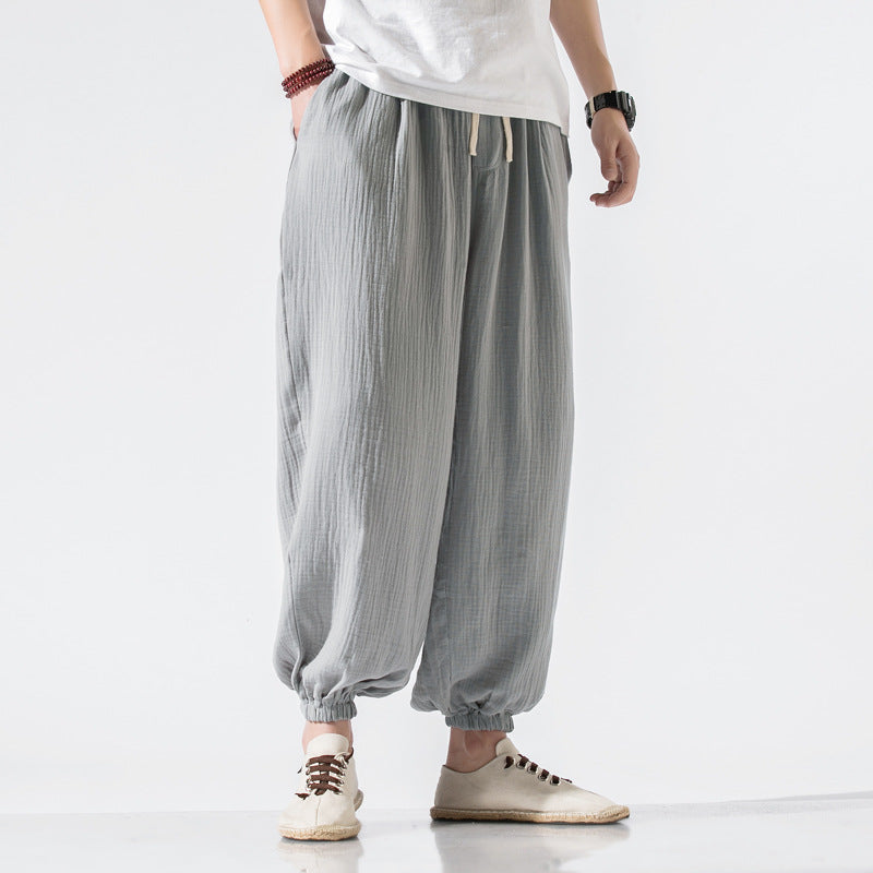 Men's Lightweight Wide-Leg Pants