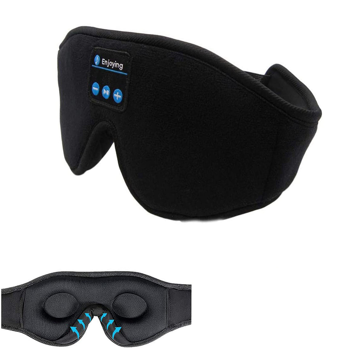 Bluetooth Sleep Mask with Built-In Speakers