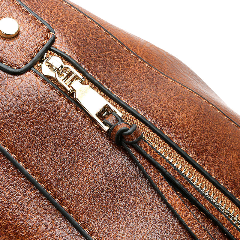 Zip Hobo Bucket Bag
