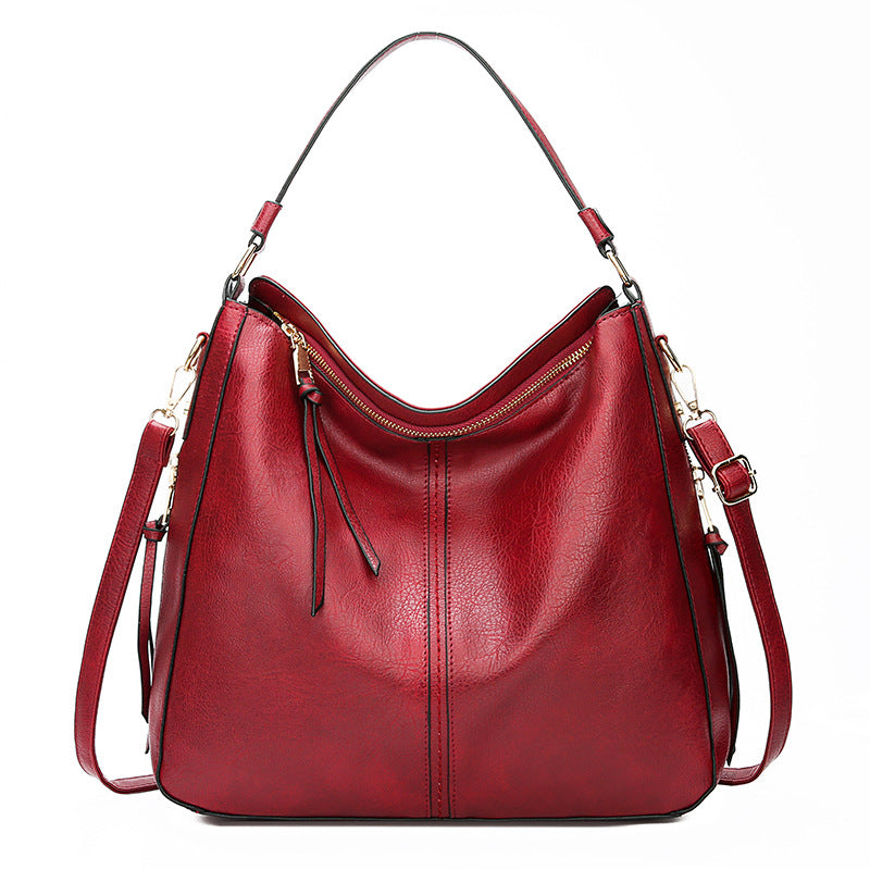 Zip Hobo Bucket Bag