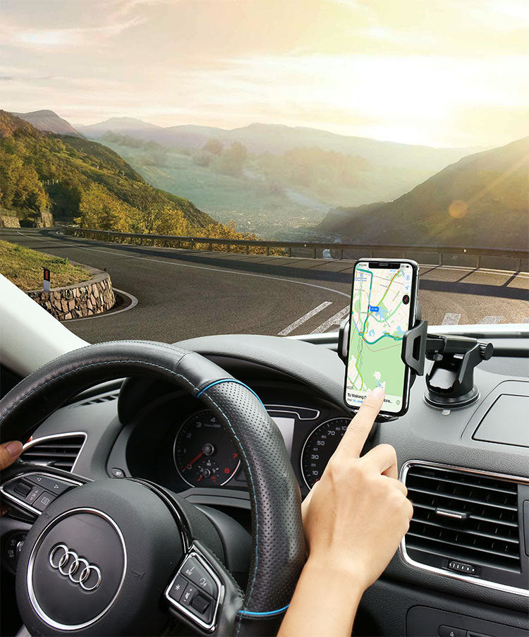 Clamp-Style Car Phone Holder