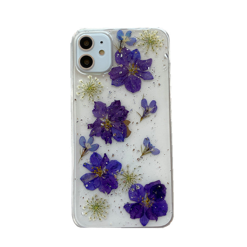 Real Pressed Daisy iPhone Case