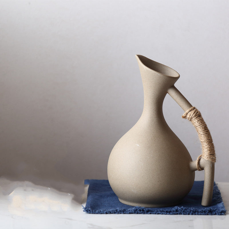 Ceramic Water Pitcher & Cup Set