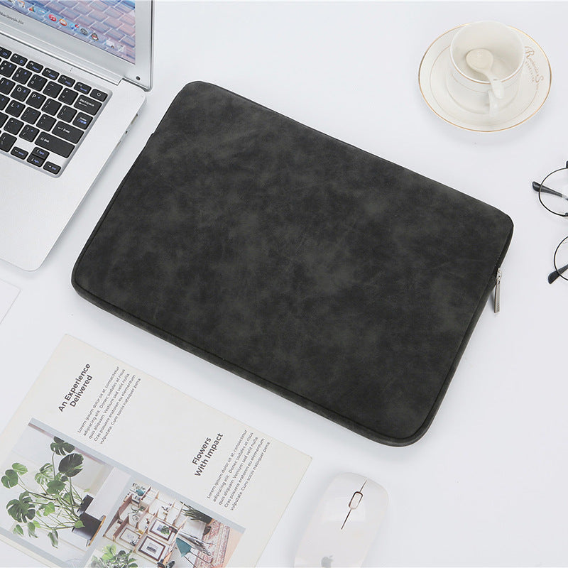 PU Leather Laptop Sleeve (13–15 in)