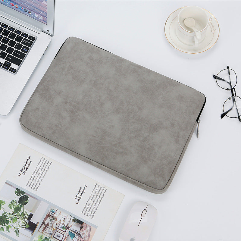 PU Leather Laptop Sleeve (13–15 in)