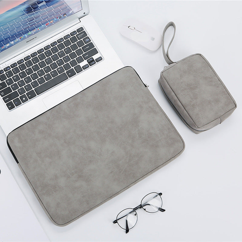 PU Leather Laptop Sleeve (13–15 in)