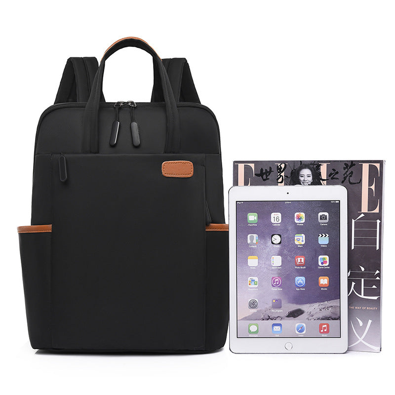Water-Resistant Canvas Laptop Backpack (15.6 in)