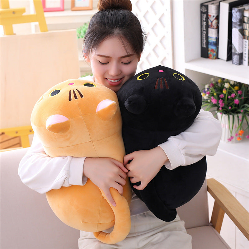 Chubby Cat Plush Pillow