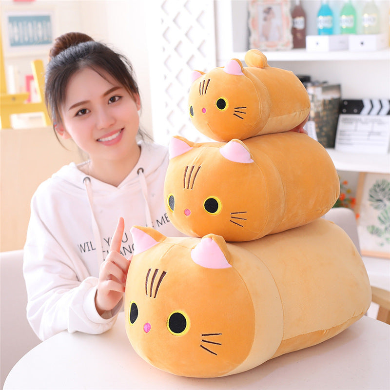 Chubby Cat Plush Pillow