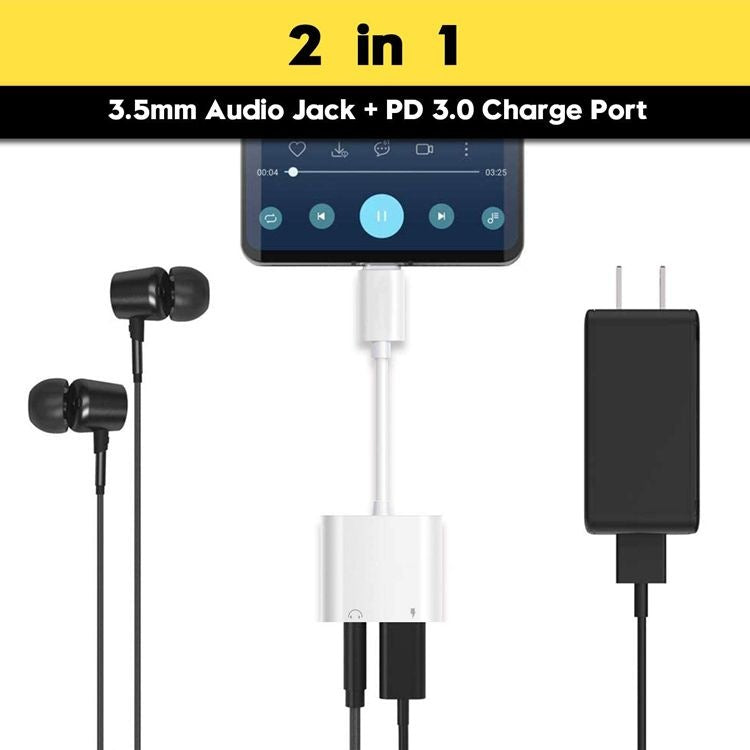 USB-C to 3.5 mm Headphone Adapter