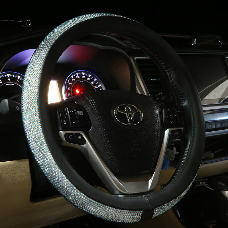 Rhinestone Steering Wheel Cover