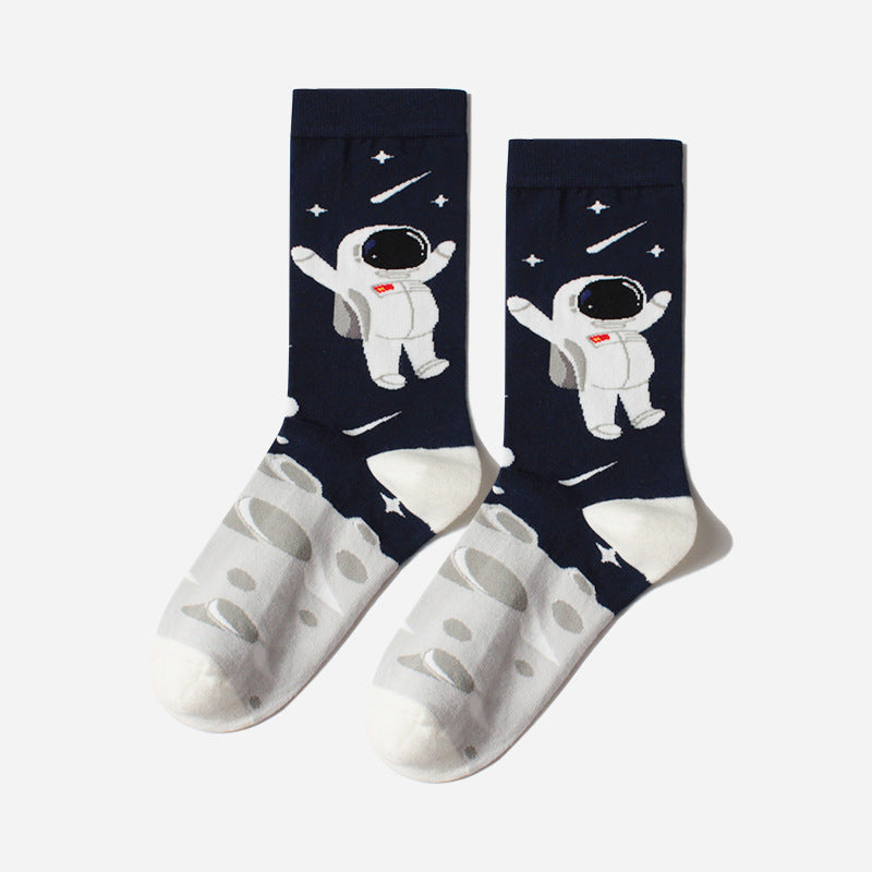 Outer Space Crew Socks