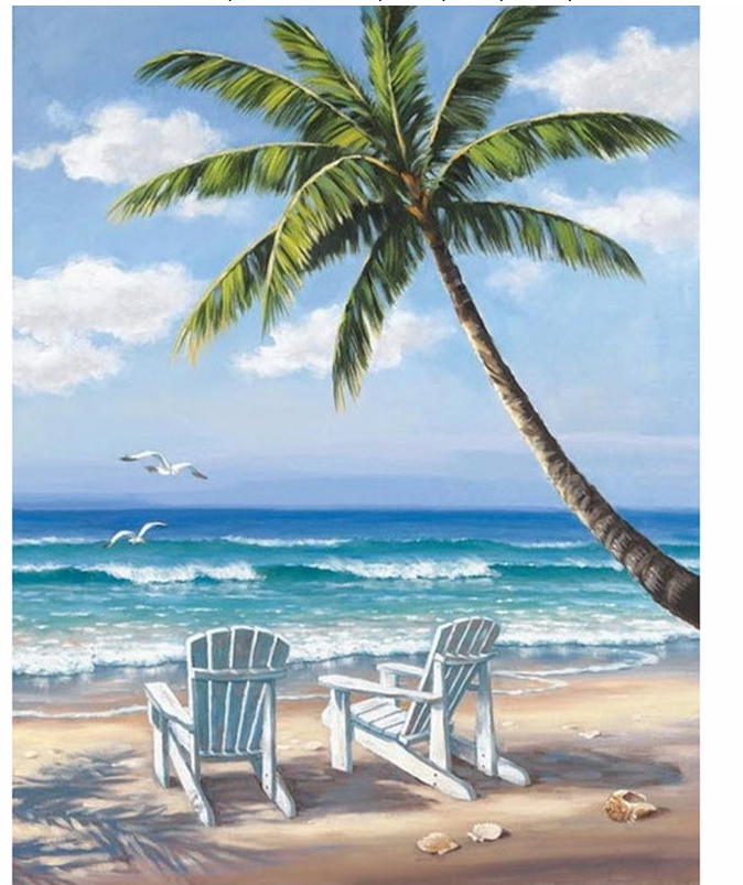 Beach Scene Diamond Painting Kit