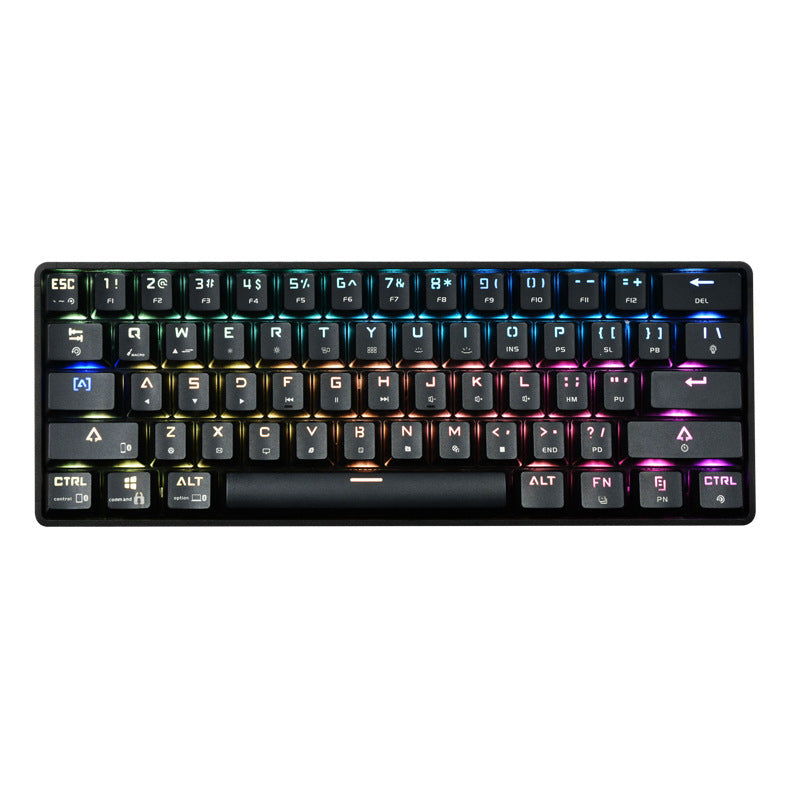 Wireless Mechanical Keyboard with Color Keycaps