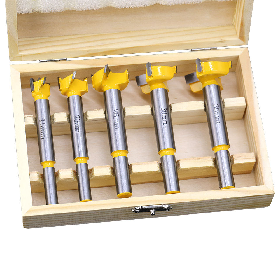 5-Piece Carbide Rasp Drill Bit Set
