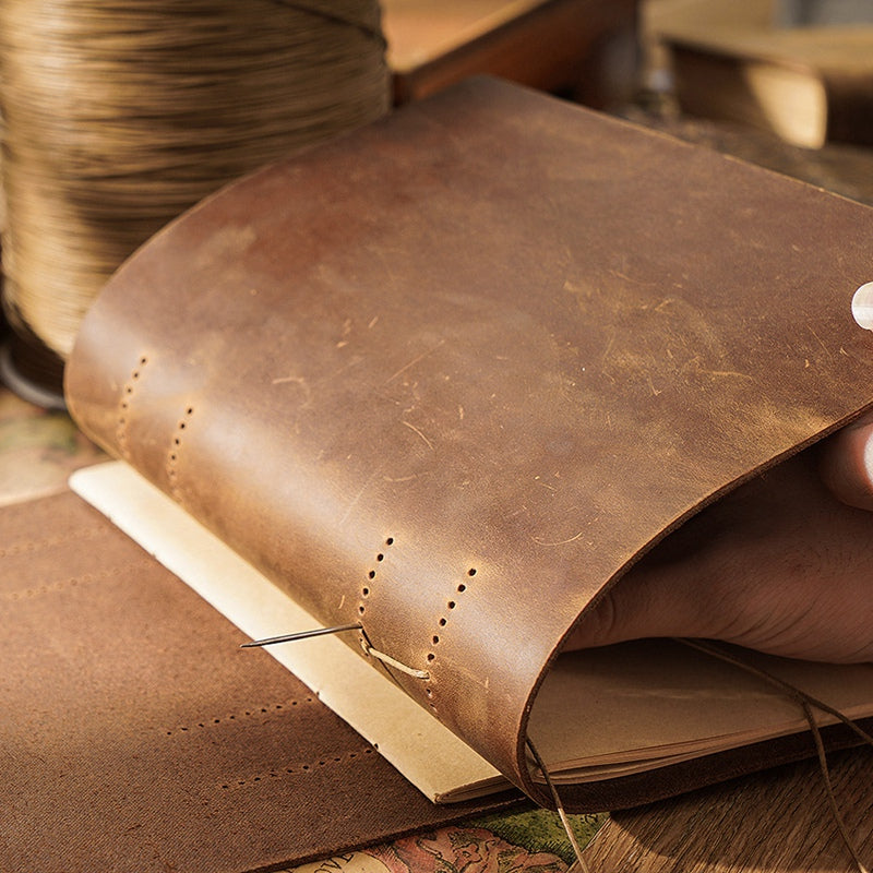 Handmade Leather Journal (200 Sheets)