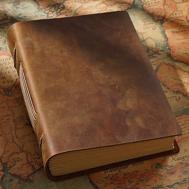 Handmade Leather Journal (200 Sheets)