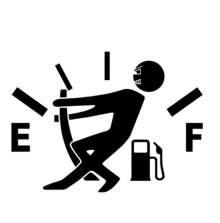 Funny Fuel Gauge Car Decal