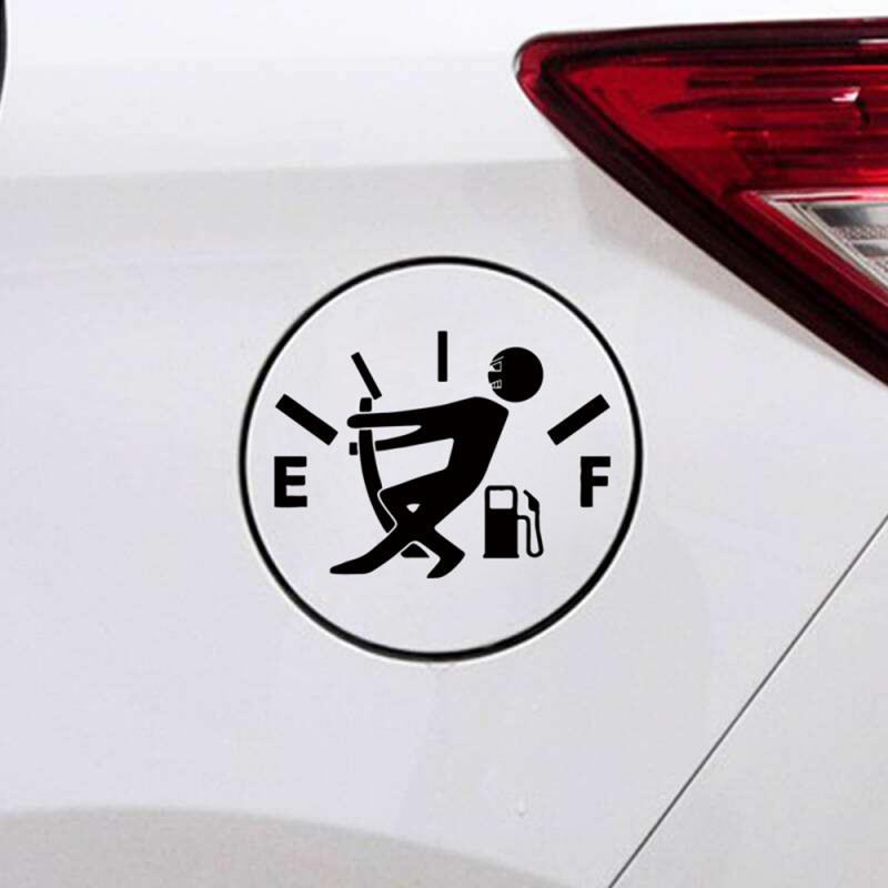 Funny Fuel Gauge Car Decal