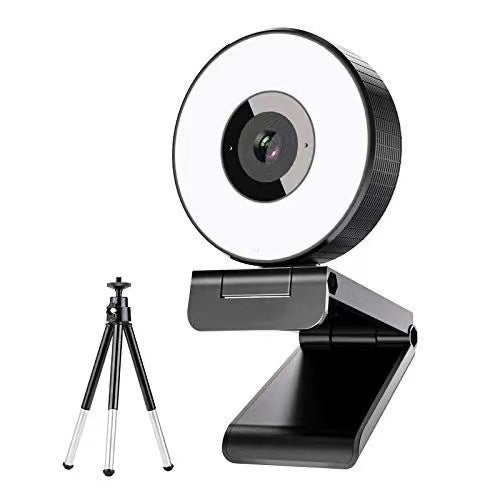 HD Webcam with Built-In Fill Light