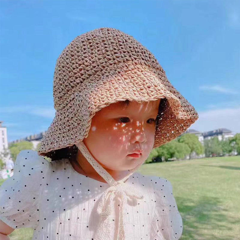 Kids' Straw Sun Hat
