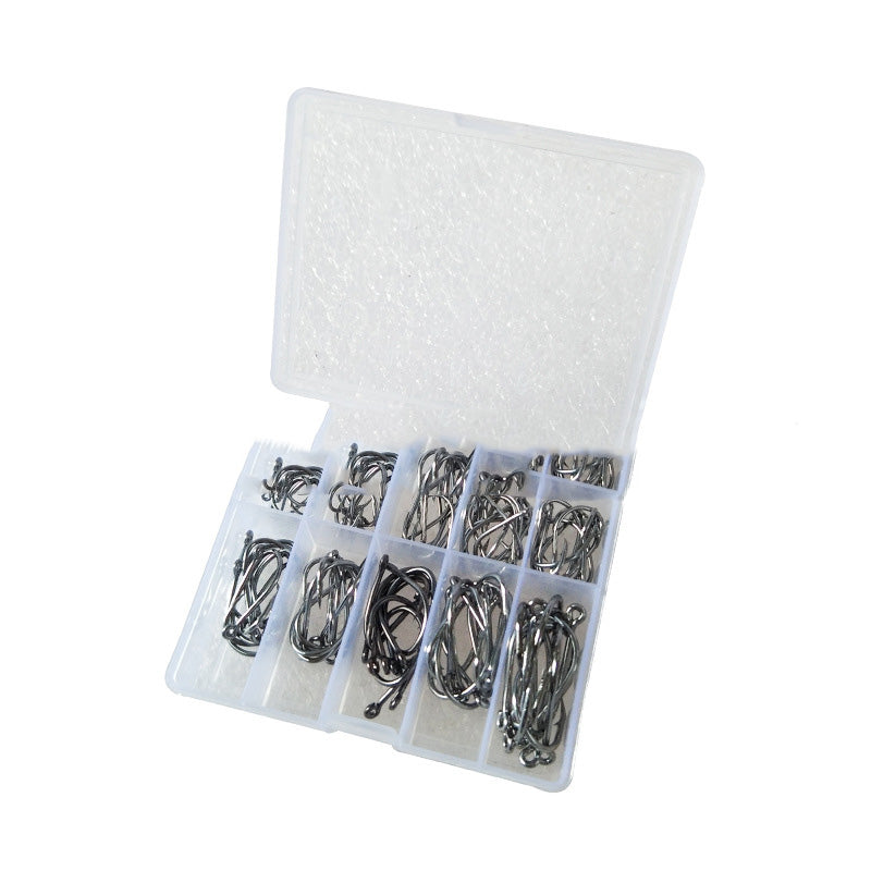 Barbed Fishing Hooks (100-Pack)