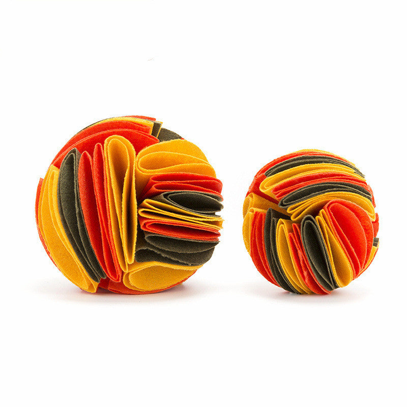 Felt Snuffle Ball Toy