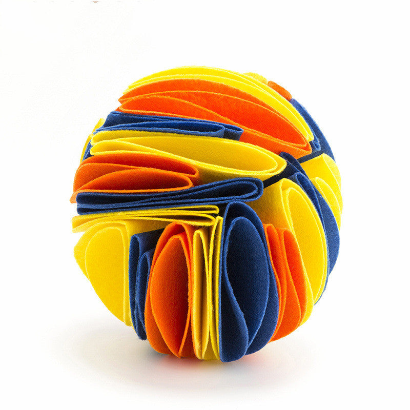 Felt Snuffle Ball Toy
