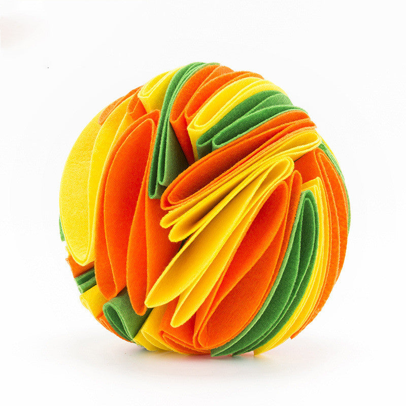 Felt Snuffle Ball Toy