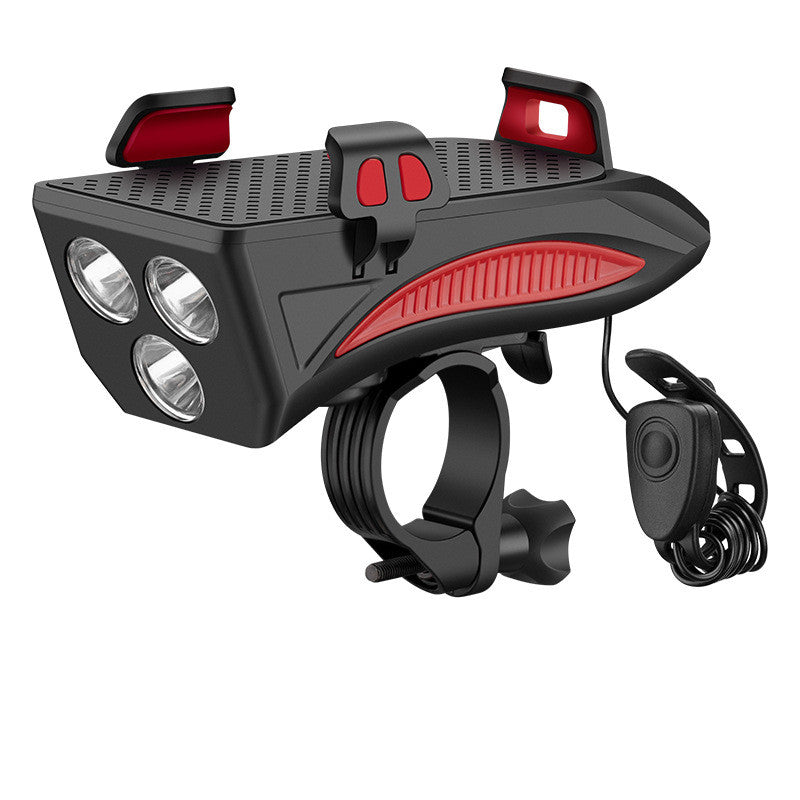 Bike Headlight & Phone Mount with Power Bank