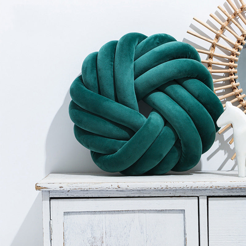 Knot Ball Decorative Pillow