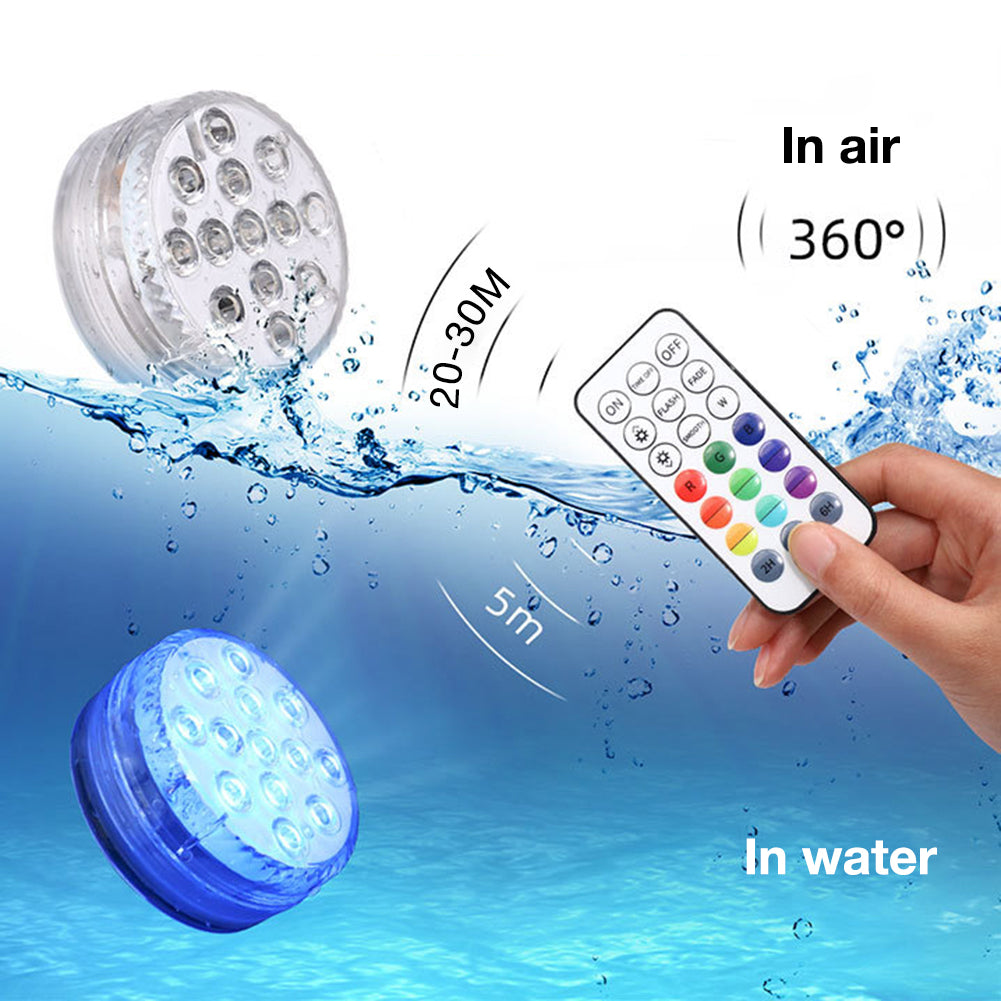 Submersible LED Lights with Remote