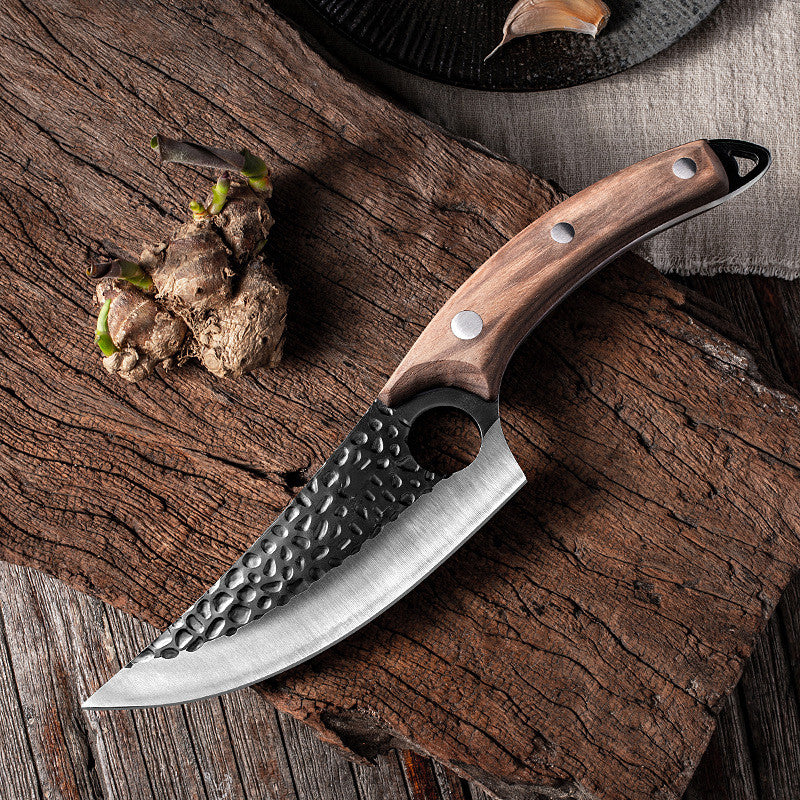 Walnut-Handle Boning Knife