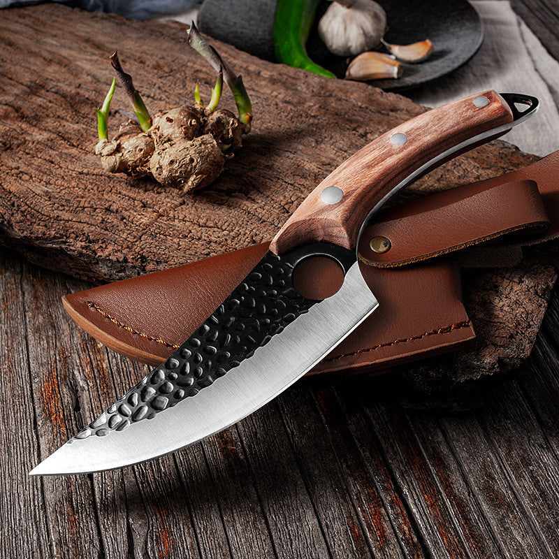 Walnut-Handle Boning Knife