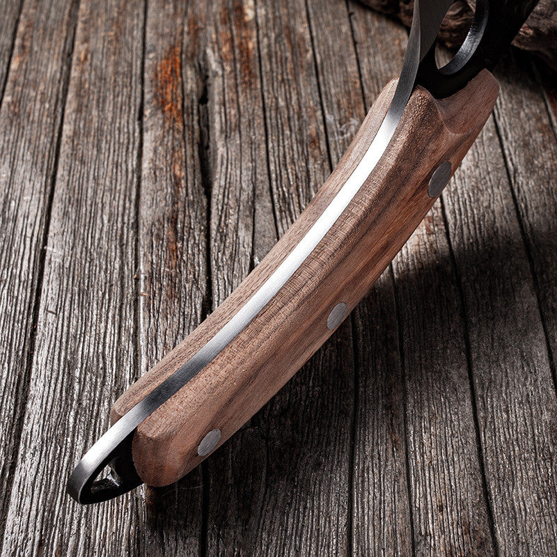Walnut-Handle Boning Knife