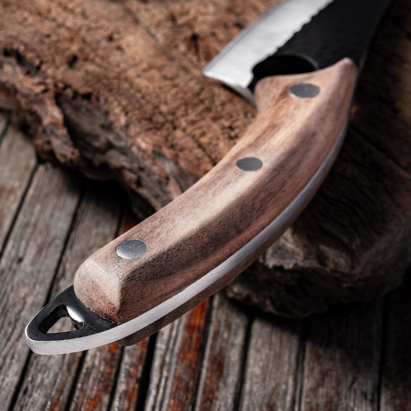 Walnut-Handle Boning Knife