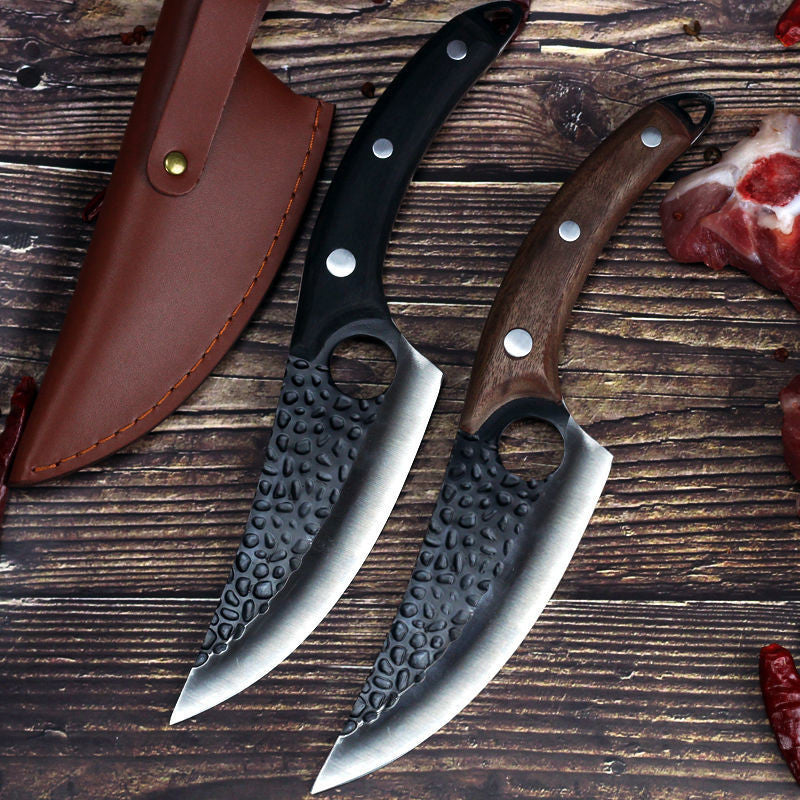 Walnut-Handle Boning Knife
