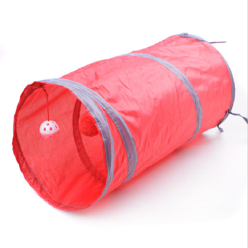 Collapsible Crinkle Cat Tunnel