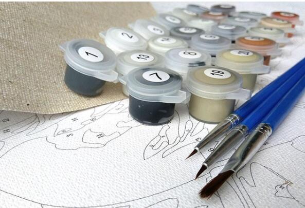 House Portrait Paint-by-Numbers
