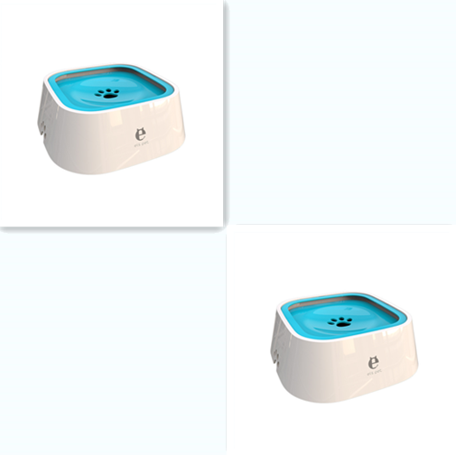 Splash-Proof Floating Dog Bowl