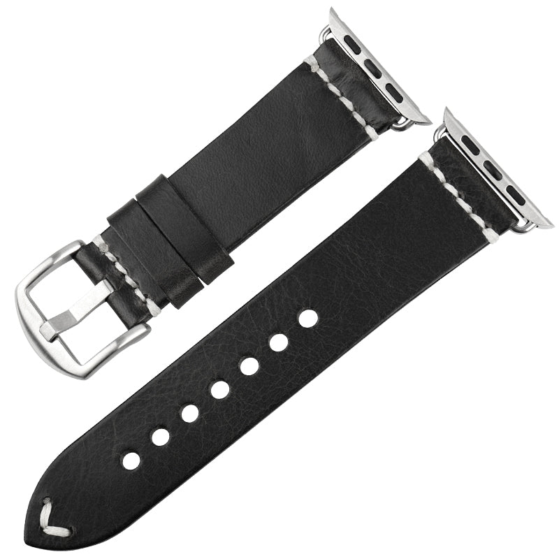 Oil-Wax Leather Smartwatch Band